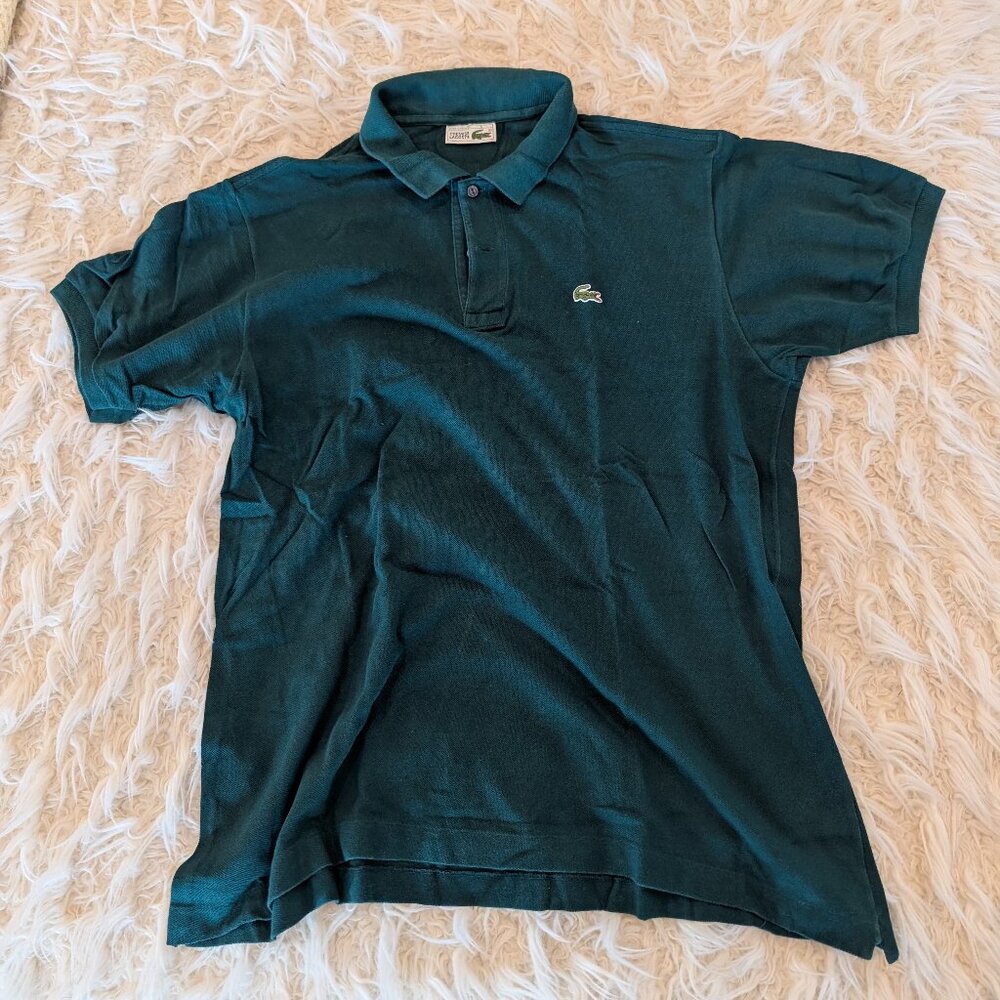 Lacoste Polo Shirt Mens Size 6 Orange